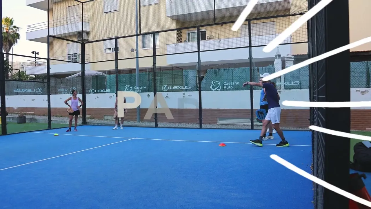 Treino de padel feminino no MyCenter